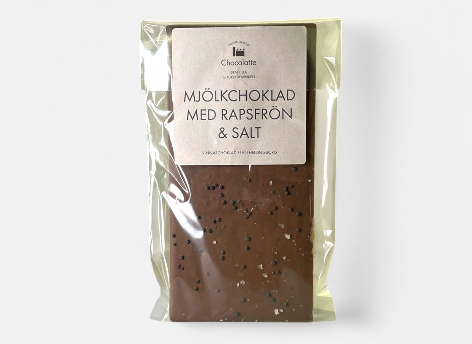 Mjölkchoklad med rapsfrön & salt 80 g