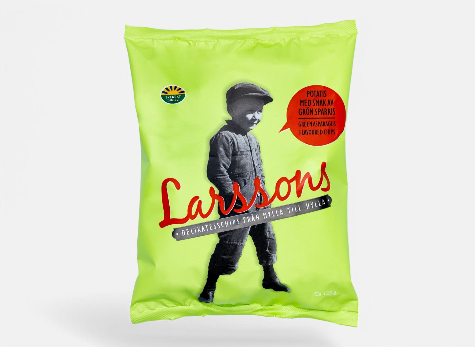 Delicatessen chips Green asparagus 125 g