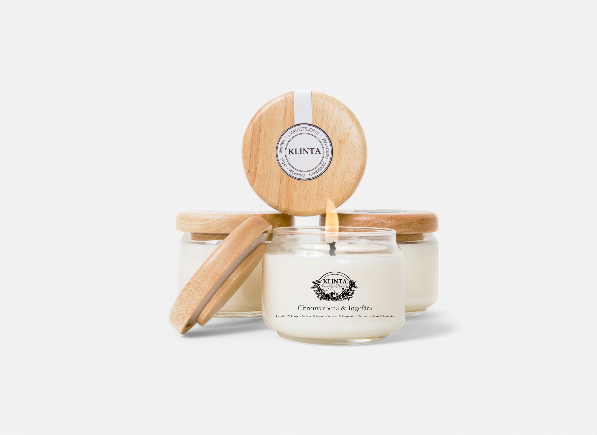 Klinta candles Lemon Verbena & Ginger 60 hrs