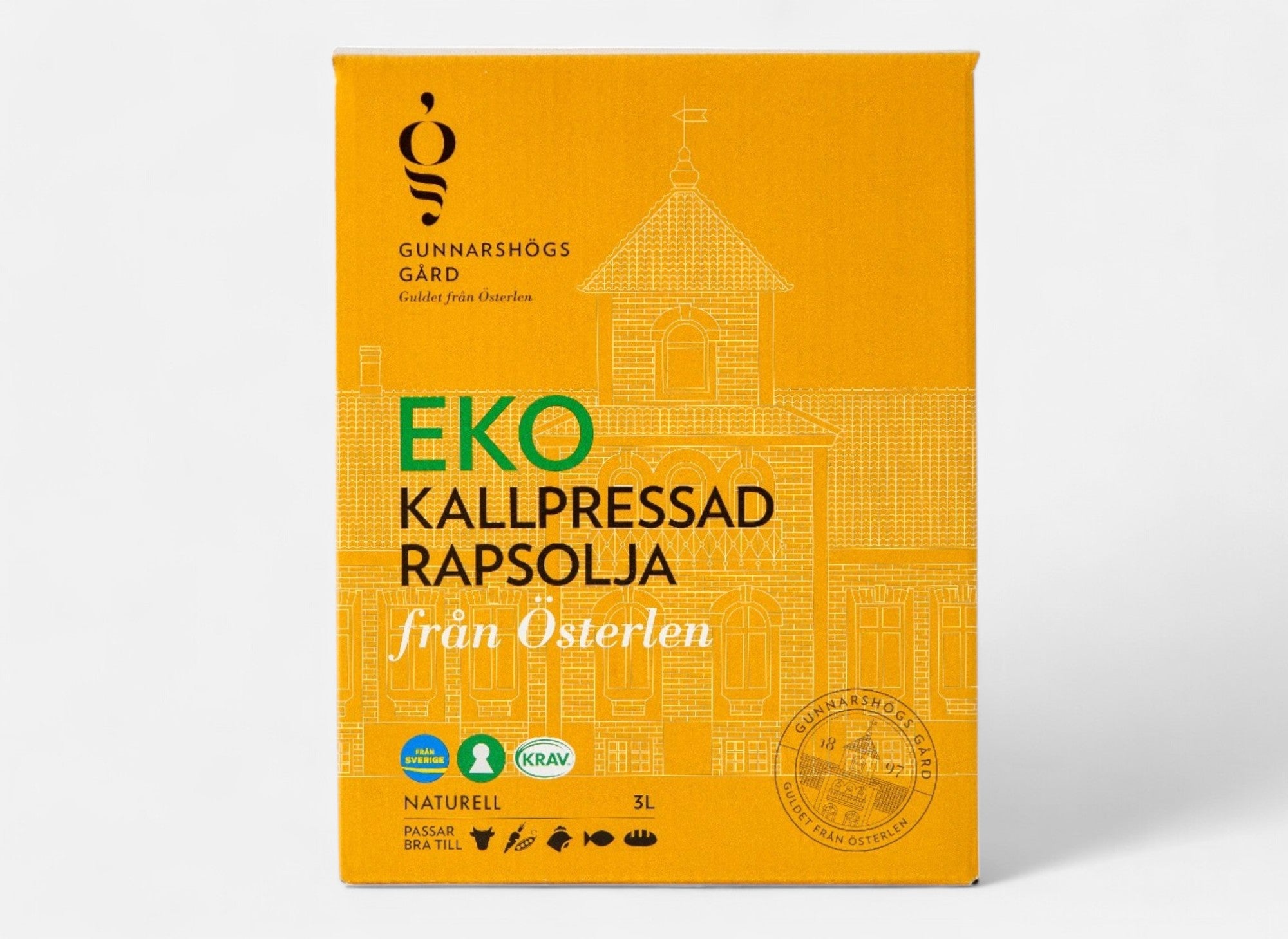 Rapsolja KRAV 3 L bag-in-box