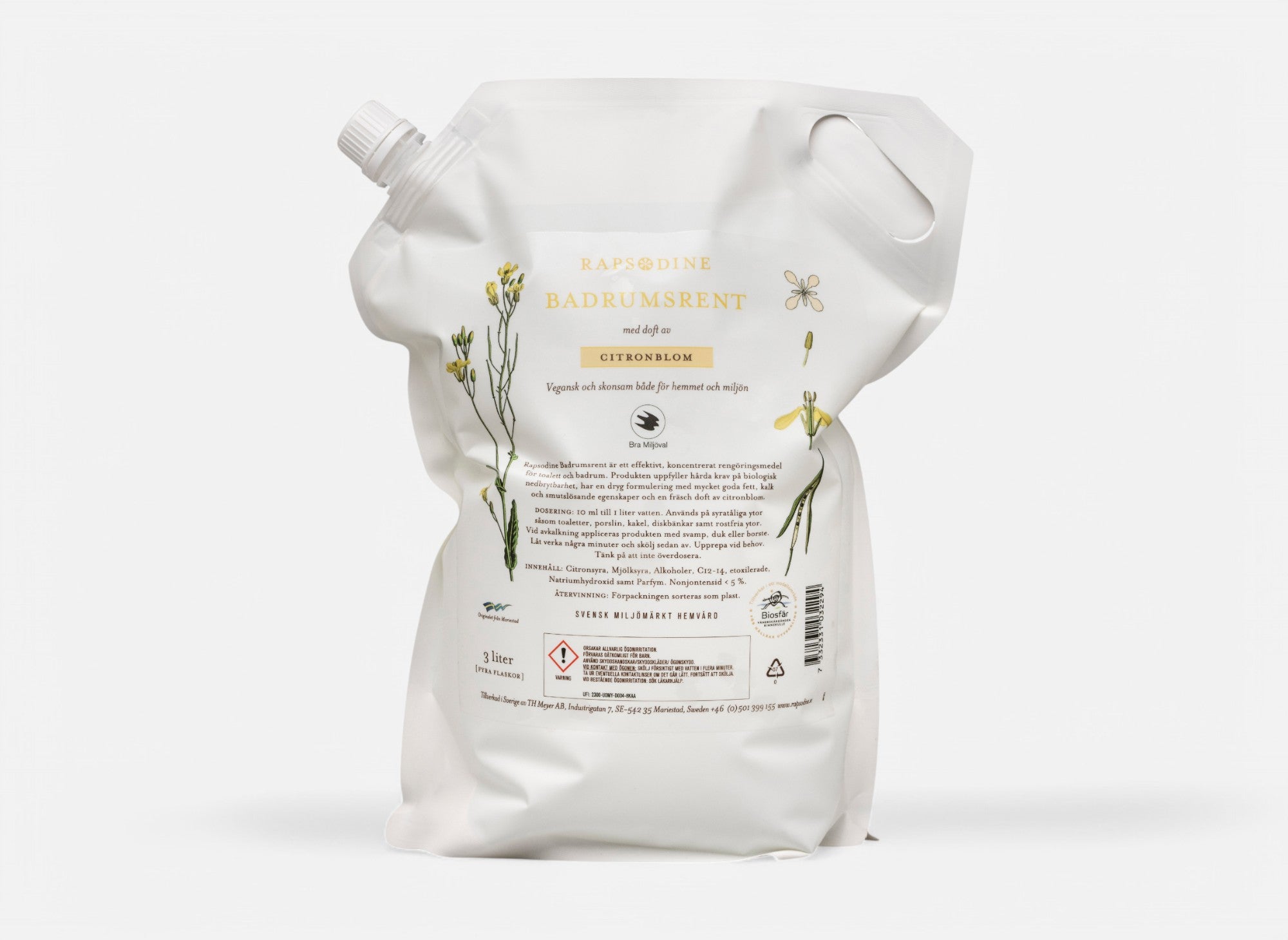 Badrumsrent Refill 3 L