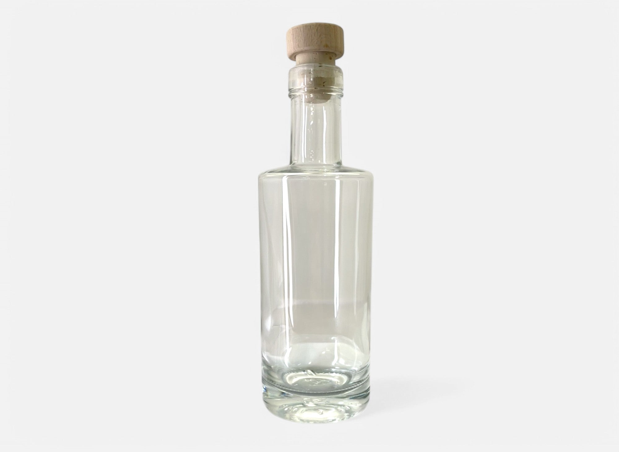 Glasflaska rund 0,25 L