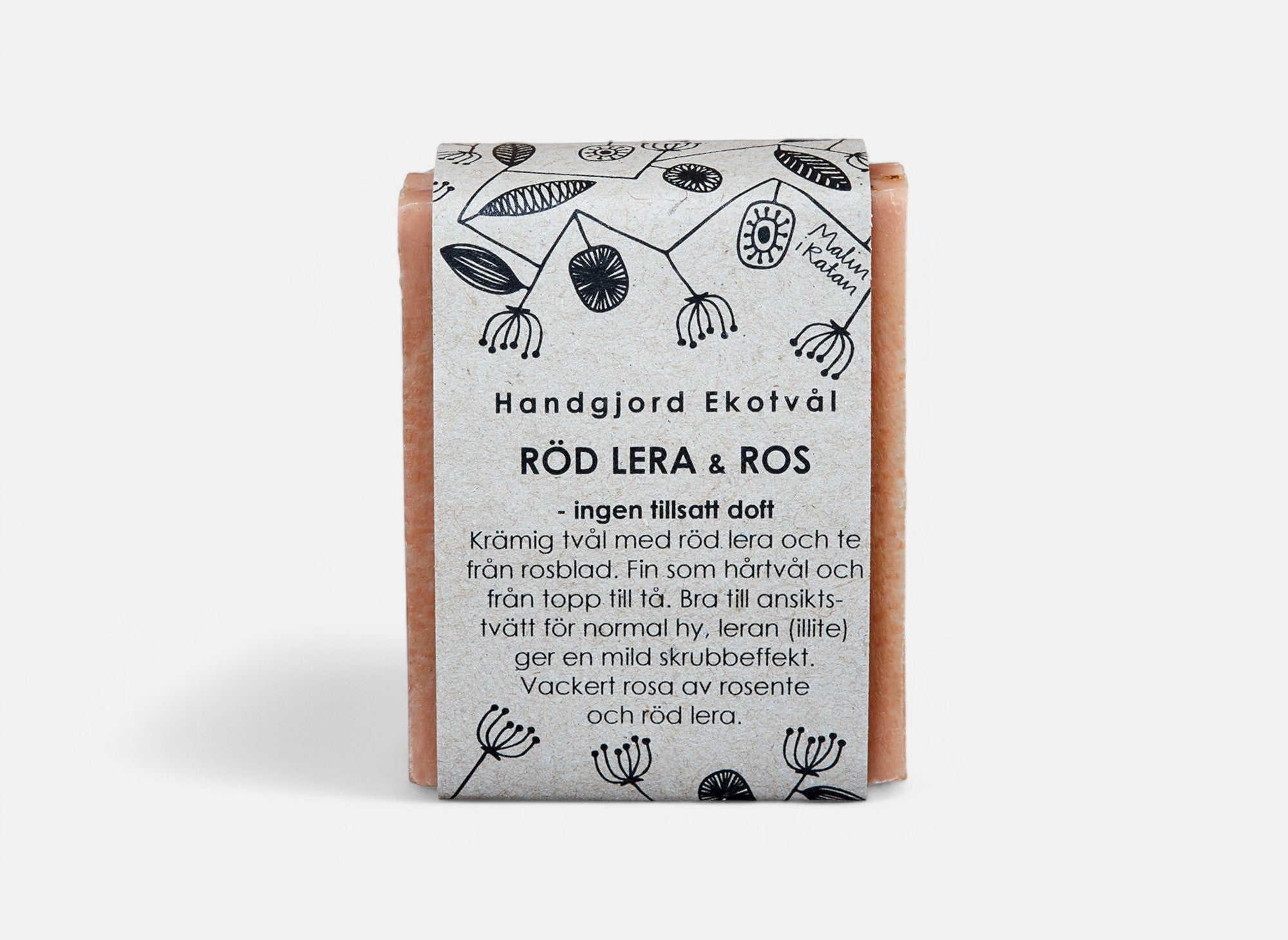 Ekotvål Röd Lera & Ros