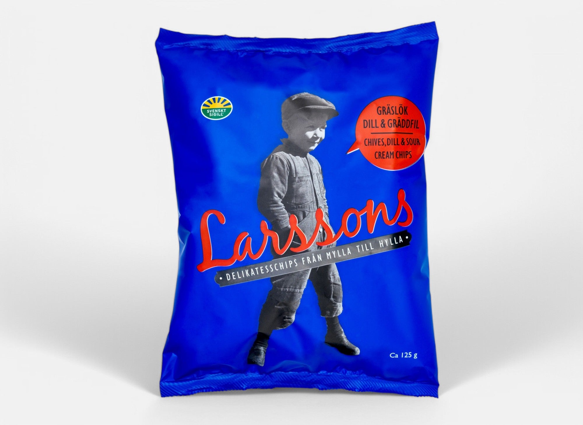 Delikatesschips Gräslök, dill & gräddfil 125 g