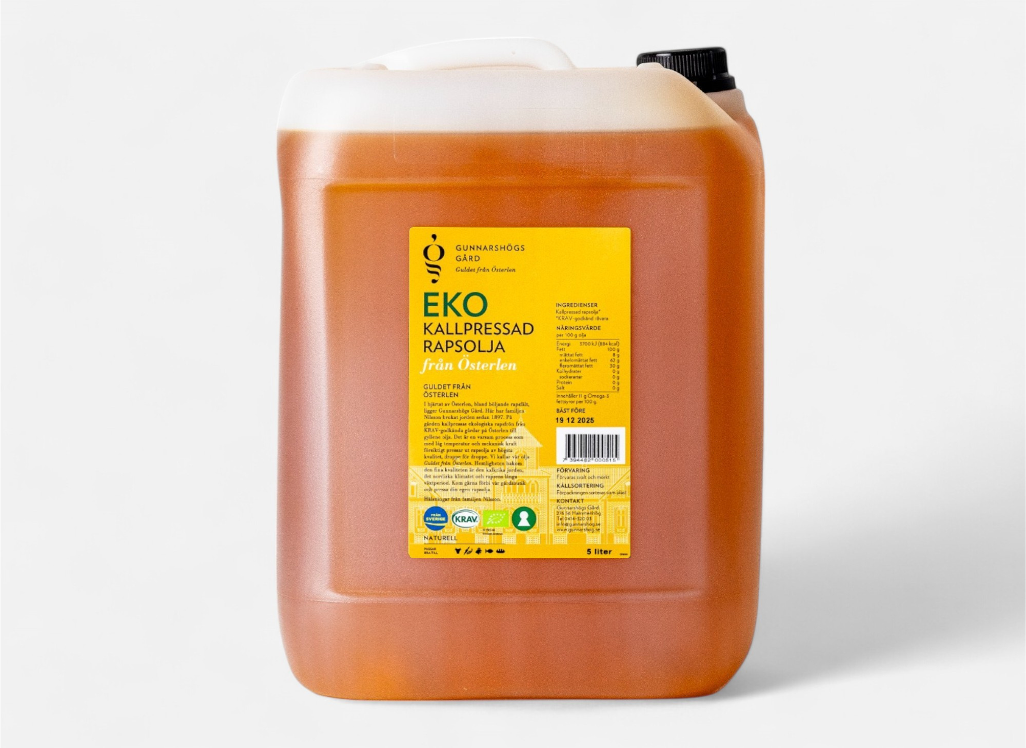 Rapsolja EKO 10L Dunk