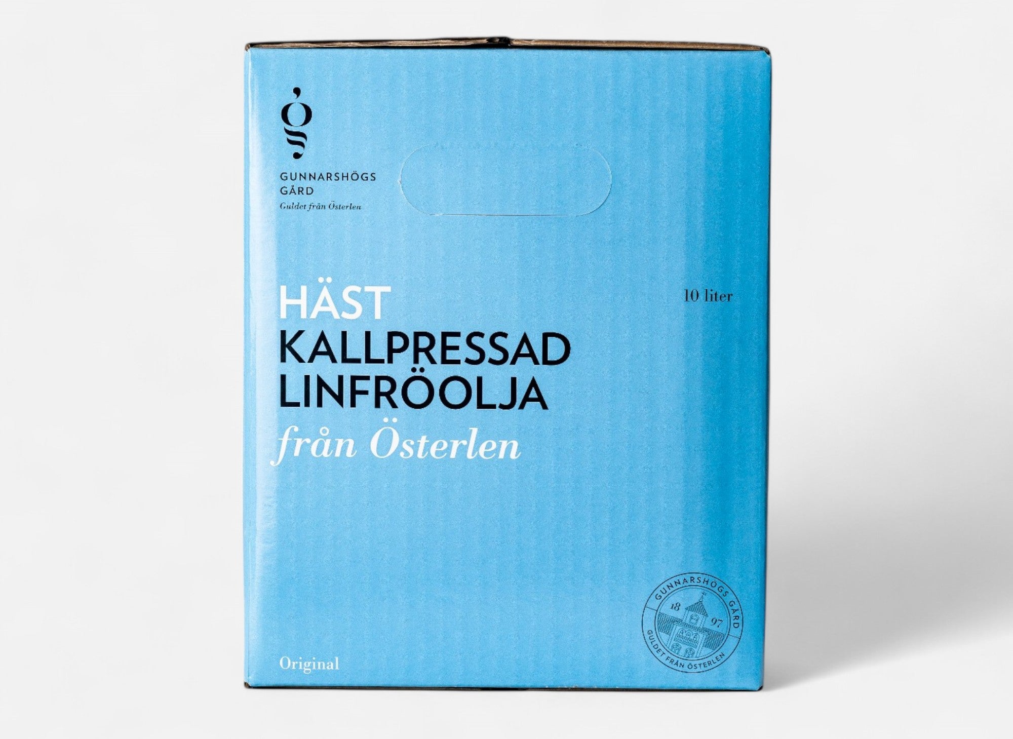 Kallpressad Linfröolja till Häst 10L BIB
