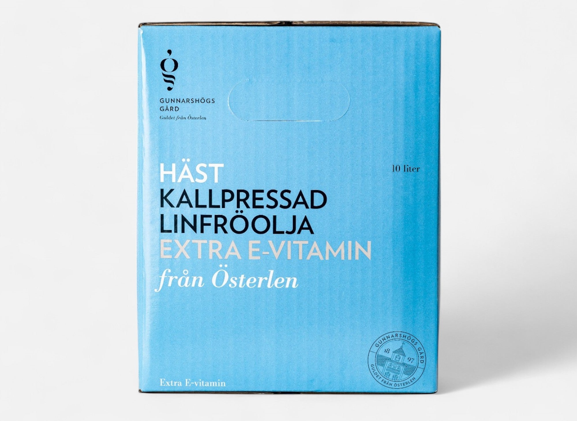 Kallpressad Linfröolja till Häst E-vitamin 10L BIB