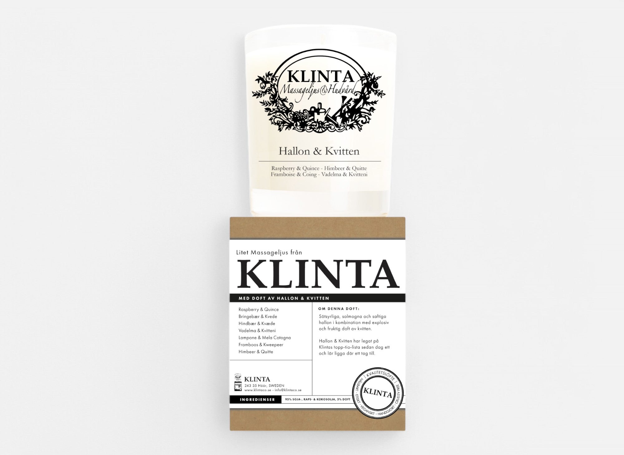 Klinta Ljus Hallon & Kvitten 18 tim