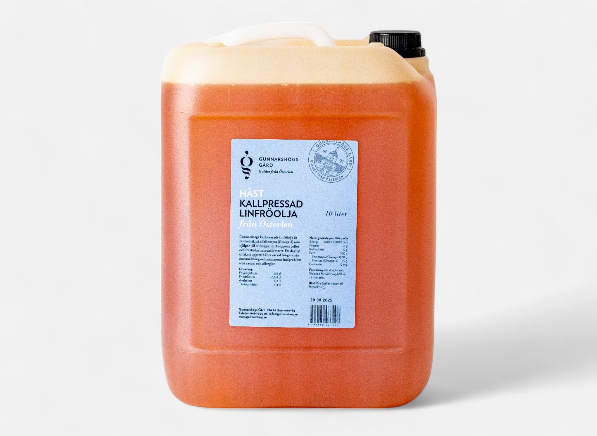 Linseed oil HORSE 10 L can