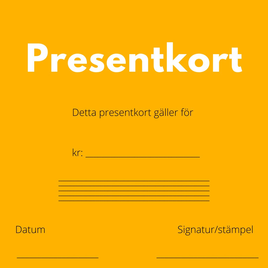 Presentkort 1000 kr